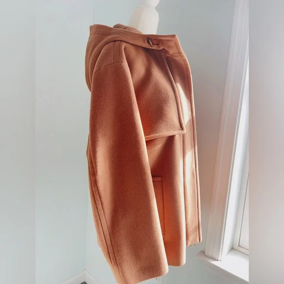 Akris Punto Hooded Wool-Blend Coat - Picture 11 of 16